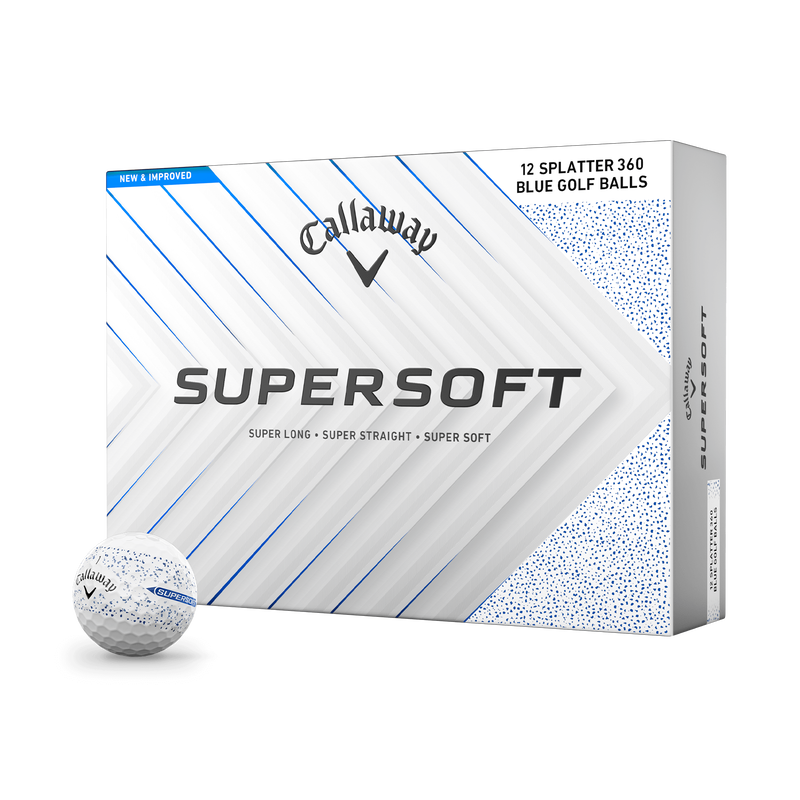 CALLAWAY SUPER SOFT Splatter 360 Blue