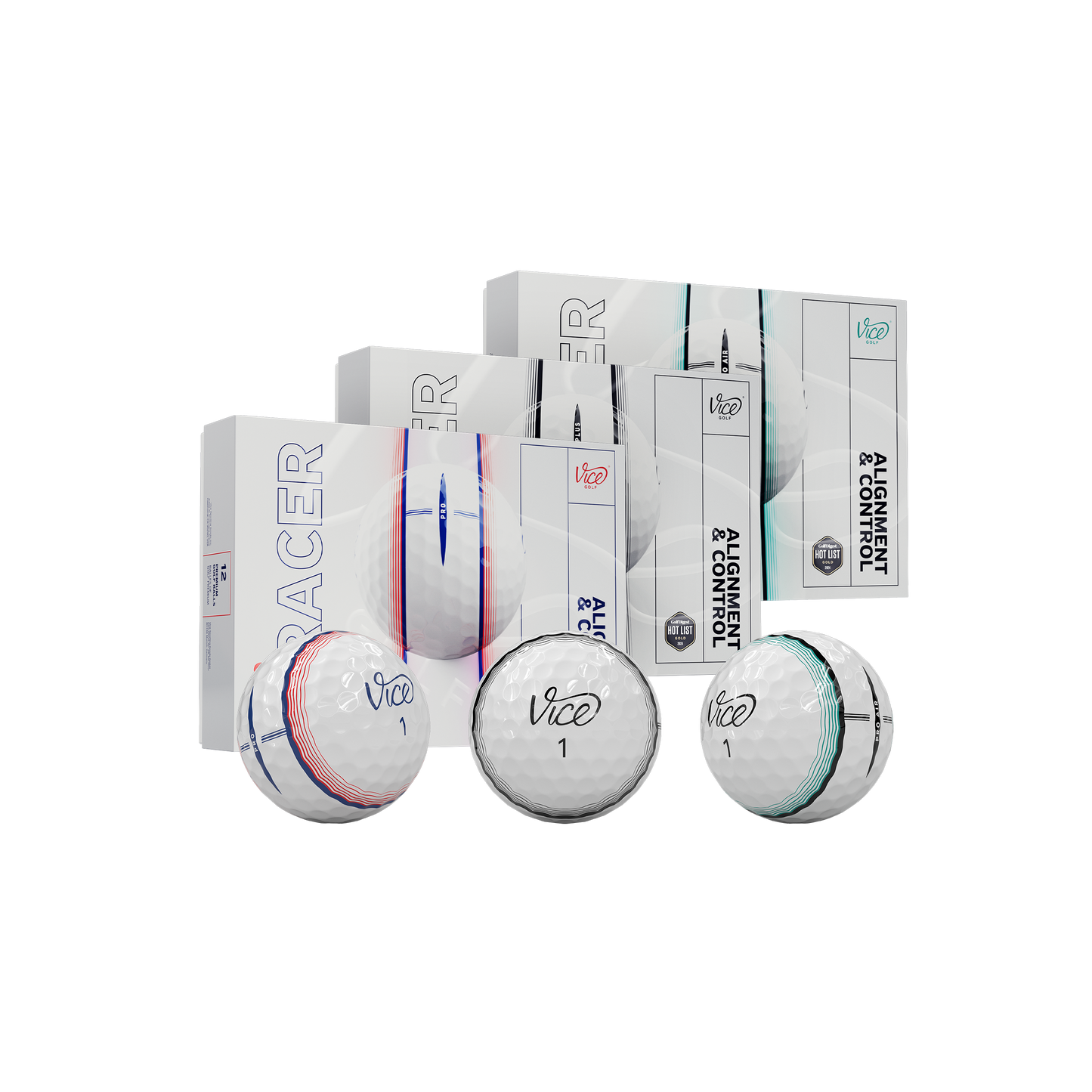 Vice Golf Tracer Bundle — 3 dozen balls