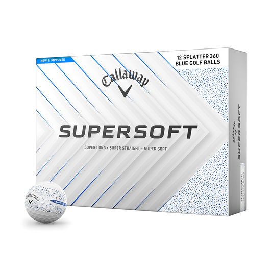 CALLAWAY SUPER SOFT Splatter 360 Blue