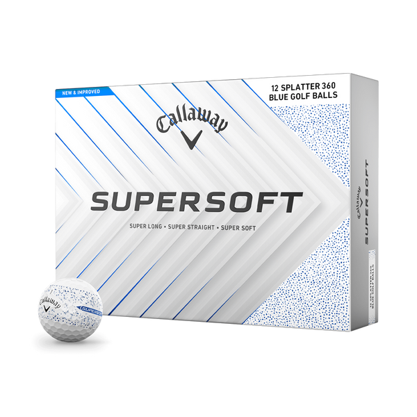 CALLAWAY SUPER SOFT Splatter 360 Blue